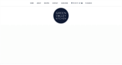 Desktop Screenshot of greenvalleykitchen.com